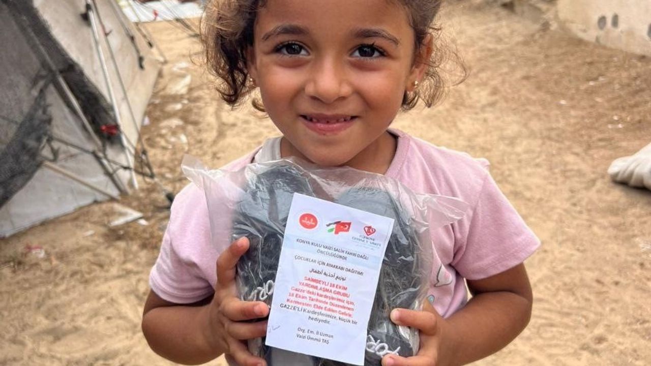 Saimbeyli'de kadınların geliri Gazze'deki çocuklara ulaştı: 84 bin TL ile 120 çift ayakkabı
