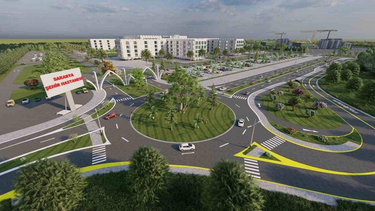 Sakarya Şehir Hastanesi bağlantı yolu: 5,5 km duble yol ve Metrobüs entegrasyonu
