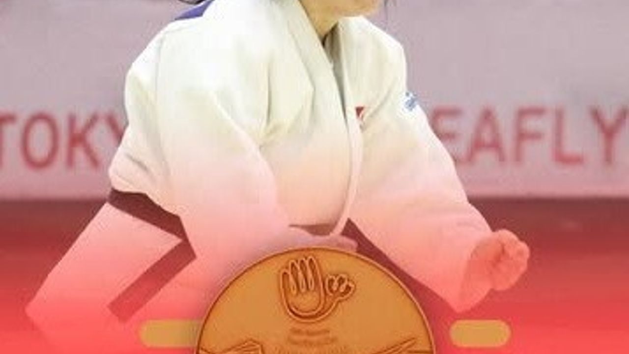 Salihli’li judocu Yadigar Talayhan, Tokyo Deaflympics 2025’te 78 kiloda bronz madalya kazandı