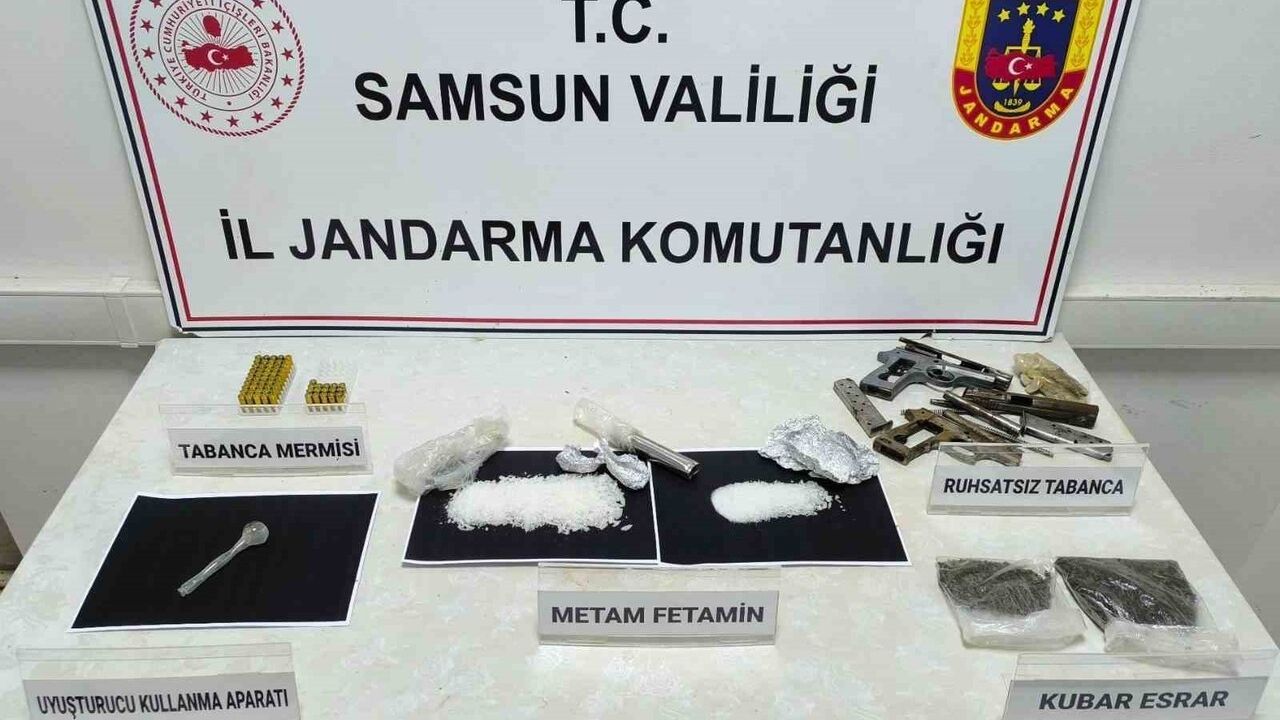 Samsun Çarşamba'da jandarmadan uyuşturucu operasyonu: 1 gözaltı