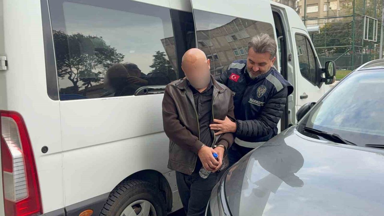 Samsun'da narkotik operasyonu: K.K. tutuklandı