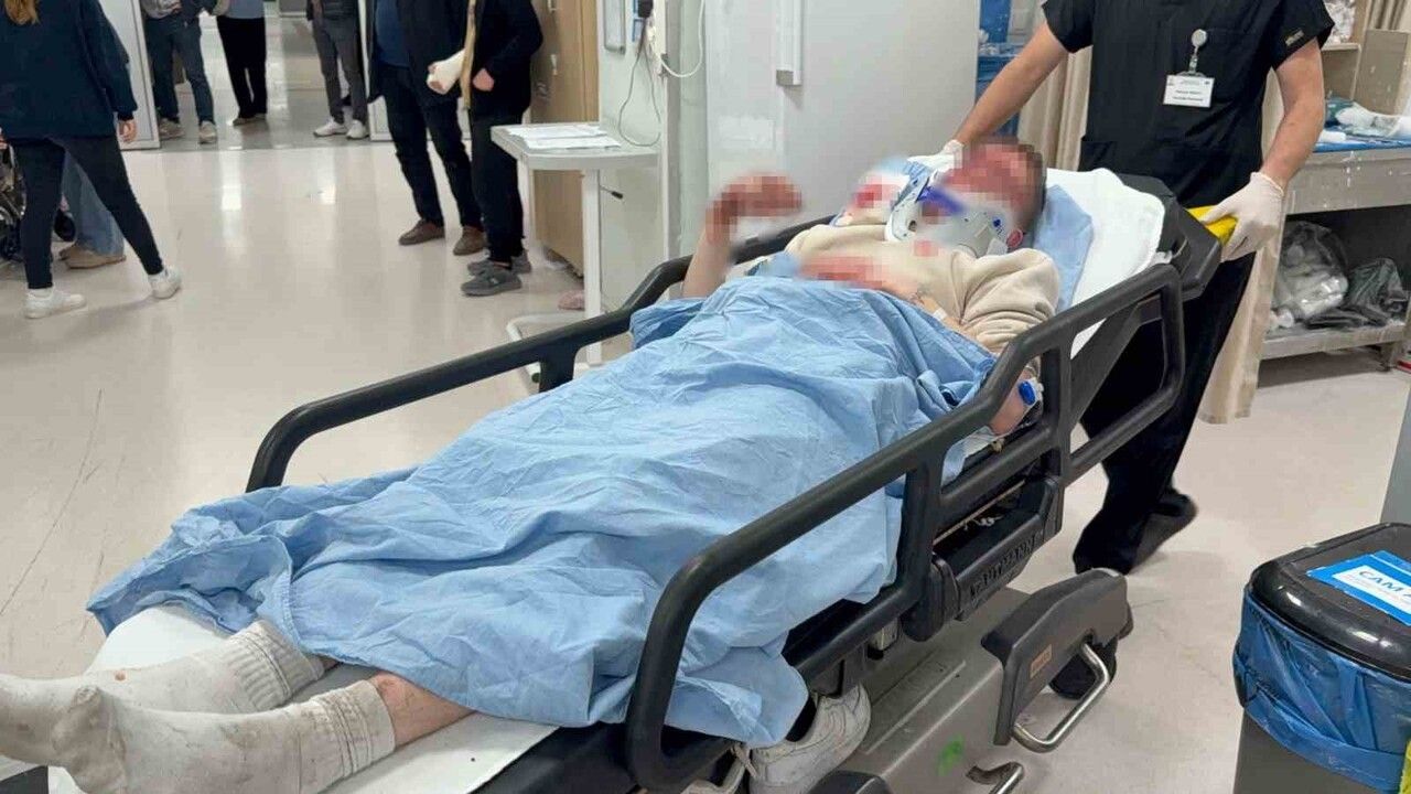 Samsun'da polisten kaçan motosiklet sürücüsü kaza yaparak yaralandı