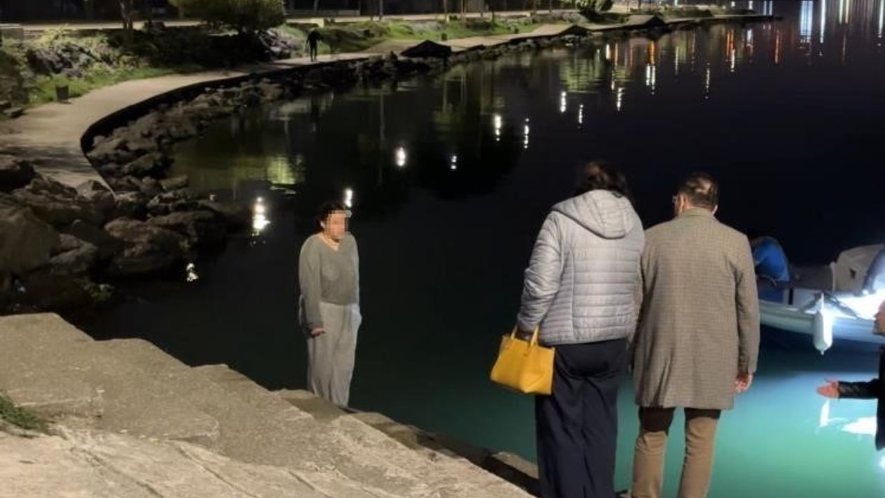Samsun'da Sevgi Gölü'nde denize atlamak isteyen 20 yaşındaki genç kız ailesi ve ekipler tarafından ikna edildi