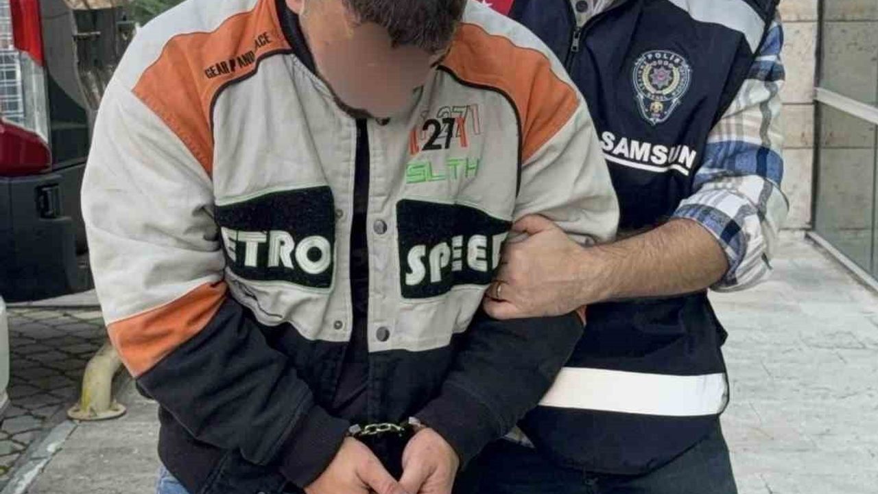 Samsun İlkadım'da 239 adet sentetik eczayla yakalanan şüpheli adliyeye sevk edildi