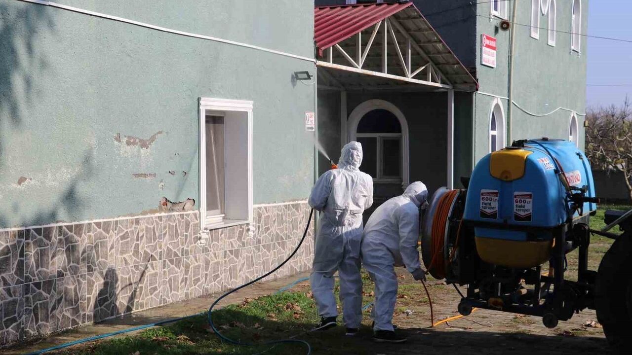 Samsun Terme'de kahverengi kokarca ile kışlak mücadelesi: 850 hane ve 623 ahır ilaçlandı