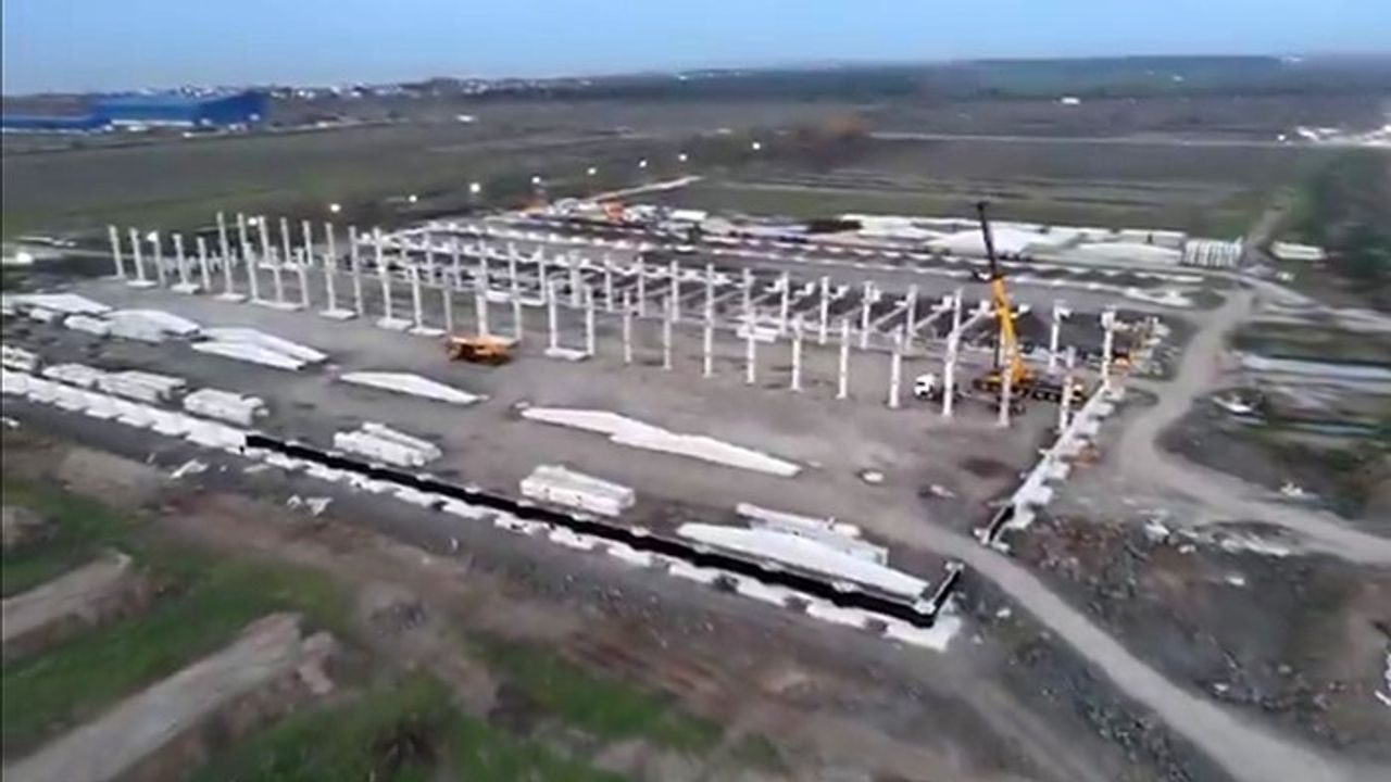 Samsun Yeni OSB'de altyapı yatırımları ve fabrika kurulumları sürüyor