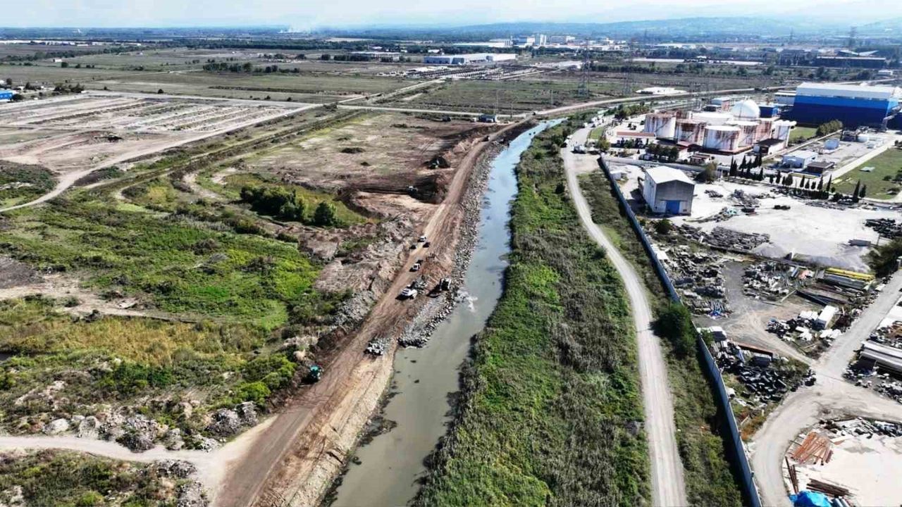 Samsun Yeni OSB'de Kanal Drenajı Tamamlandı; Taş Temini ve Nakliyesi Sürüyor