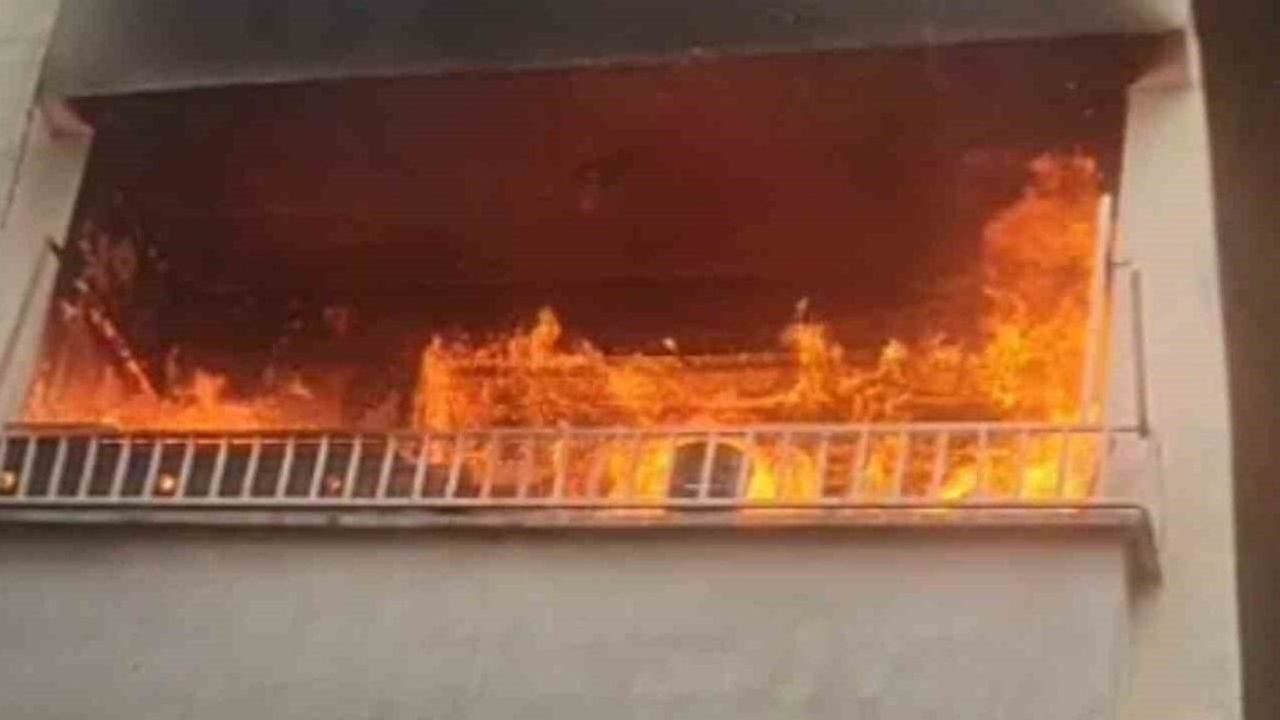 Şanlıurfa Birecik'te 5. kattaki dairede yangın: İtfaiye söndürdü