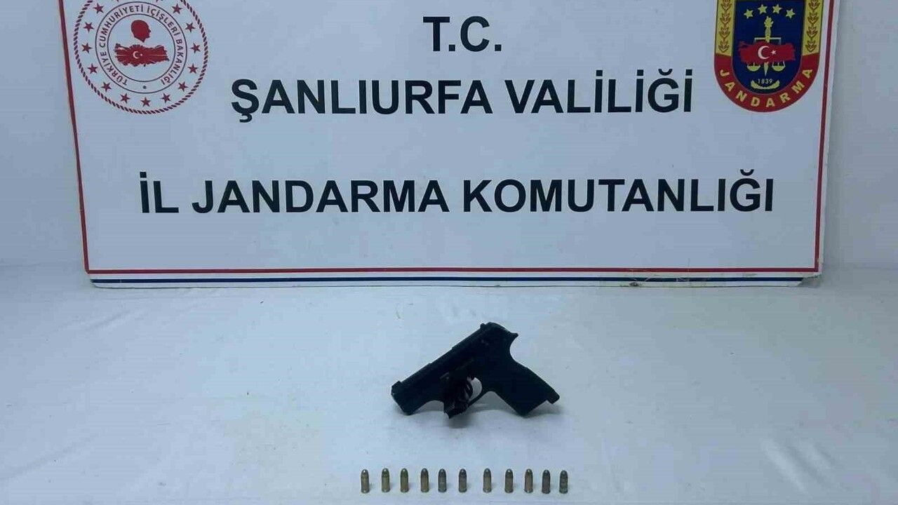 Şanlıurfa'da jandarma operasyonunda 5 ruhsatsız silah ele geçirildi