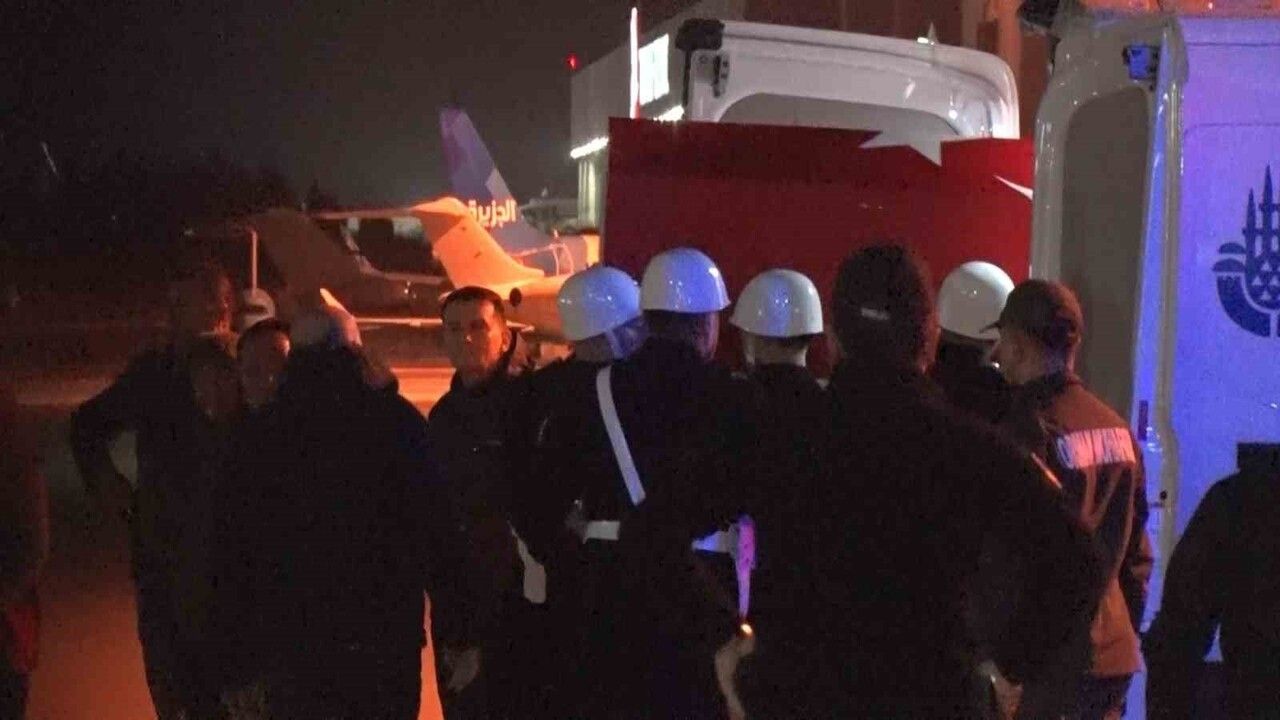 Şehit Pilot Hasan Bahar'ın Naaşı Türkiye'ye Getirildi