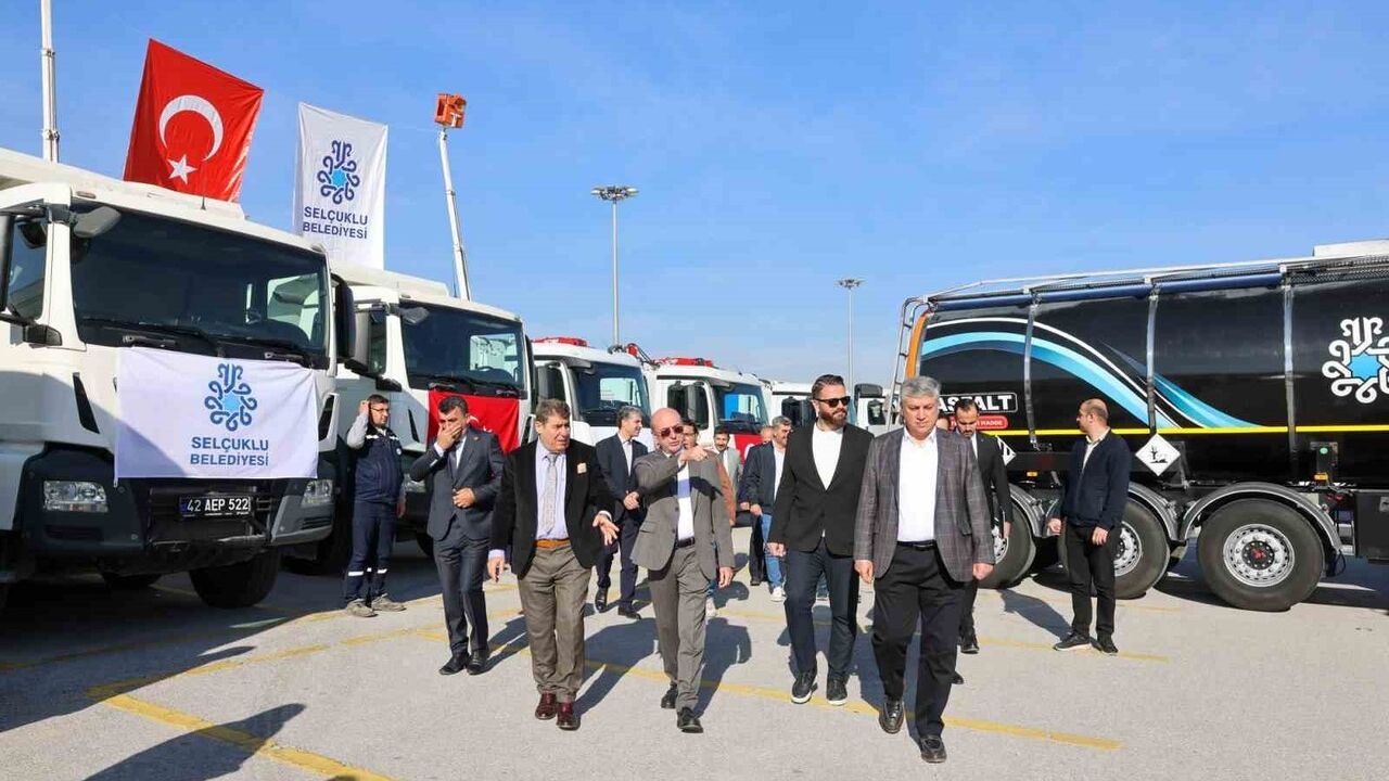 Selçuklu Belediyesi filoya 71 araç daha ekledi: Toplam filo 421 araca ulaştı