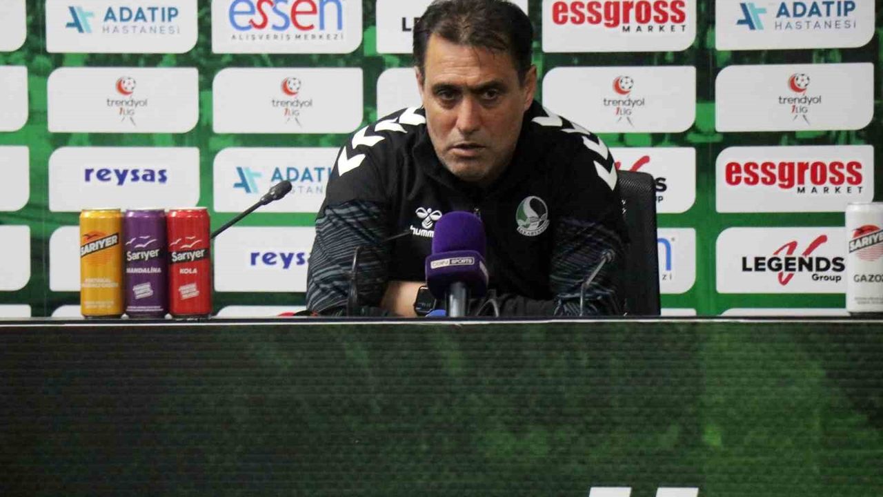 Serikspor, Sakaryaspor'u 3-2 yendi — Teknik direktörlerin basın toplantısı