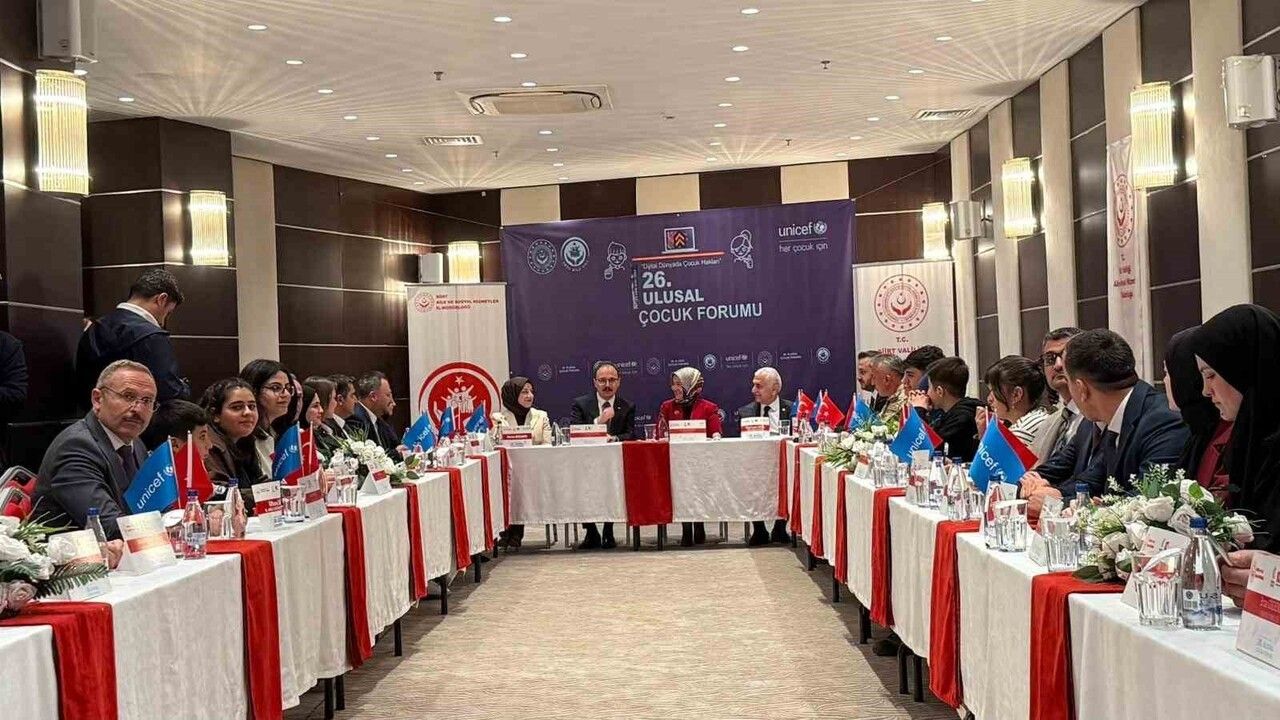 Siirt’te 26. Ulusal Çocuk Forumu: 'Dijital Dünyada Çocuk Hakları' temasıyla bölgesel buluşma