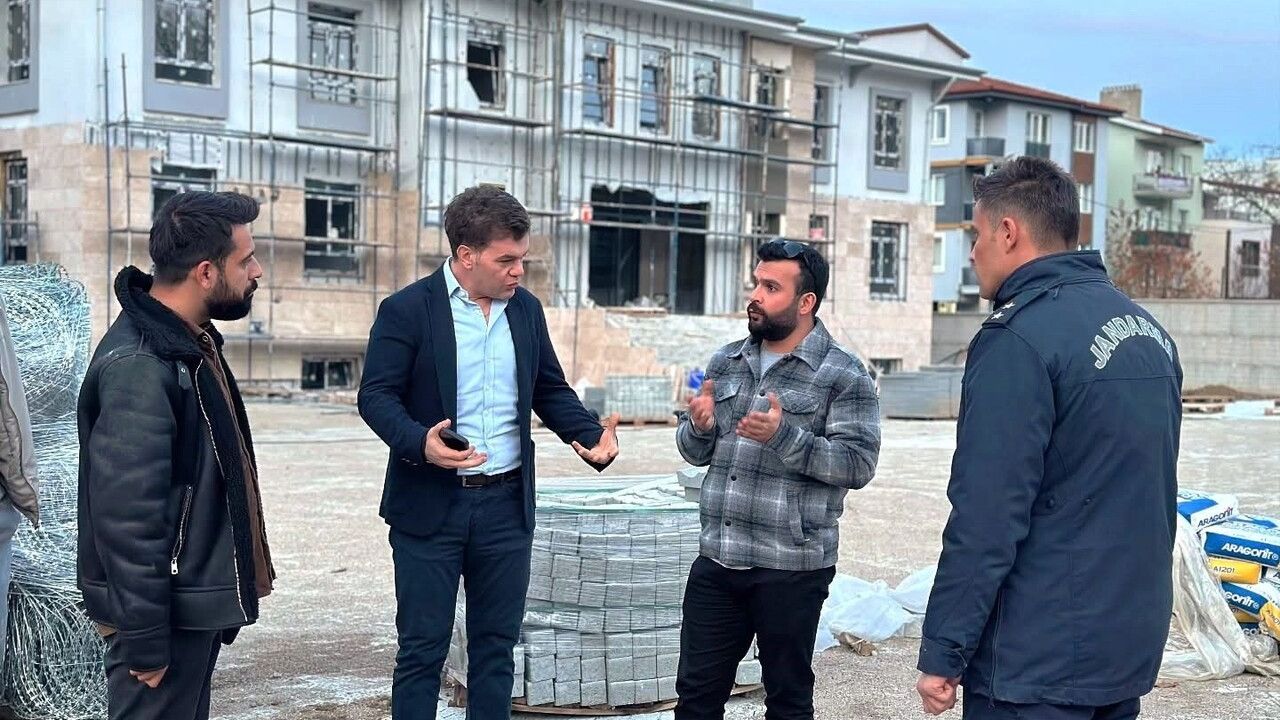 Simav İlçe Jandarma Komutanlığı yeni hizmet binası inşaatı yüzde 85 tamamlandı