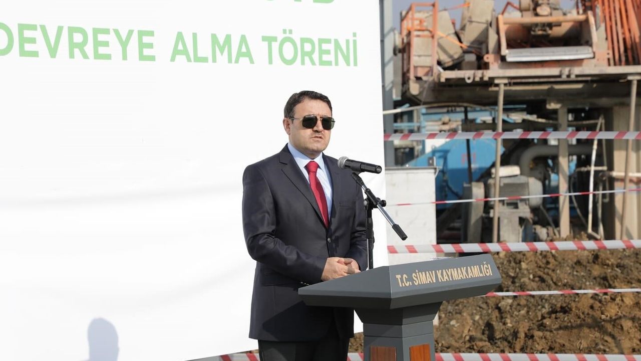 Simav Sera Organize Tarım Bölgesi'nde yeni jeotermal sondaj devreye alındı