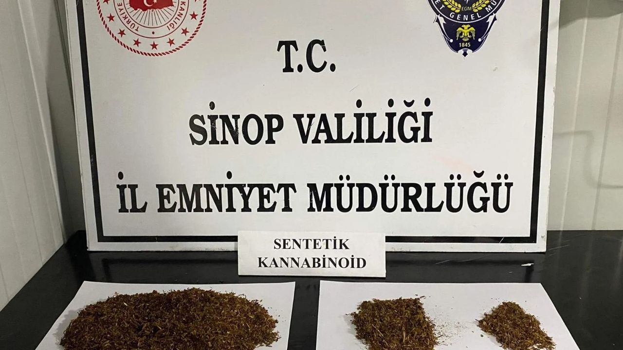 Sinop'ta uyuşturucu operasyonu: 62,38 gram bonzai ele geçirildi, 2 kişi tutuklandı