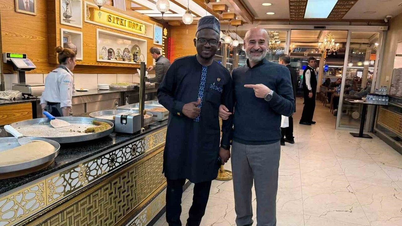 Sıtkı Usta Çukurambar Şubesi Gana Büyükelçisi Sheikh Abdul Nasiru-Deen'i Ağırladı