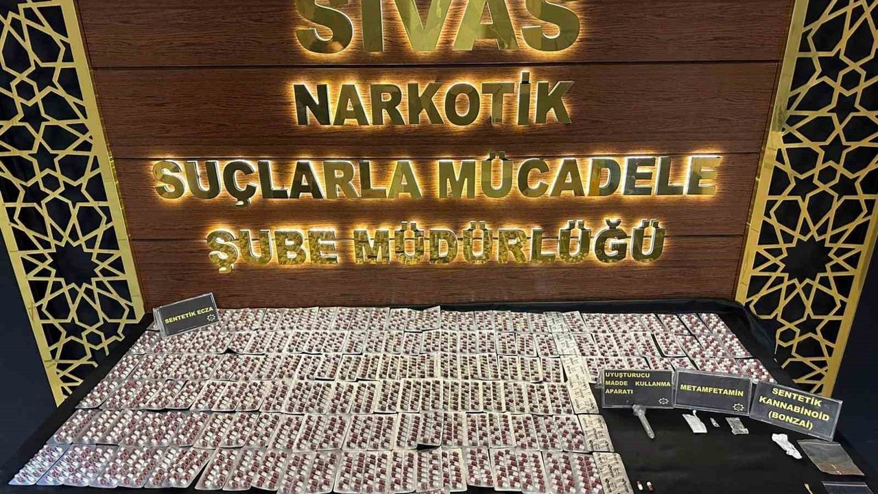 Sivas’ta narkotik operasyonu: 4 kişi yakalandı, 1 kişi tutuklandı