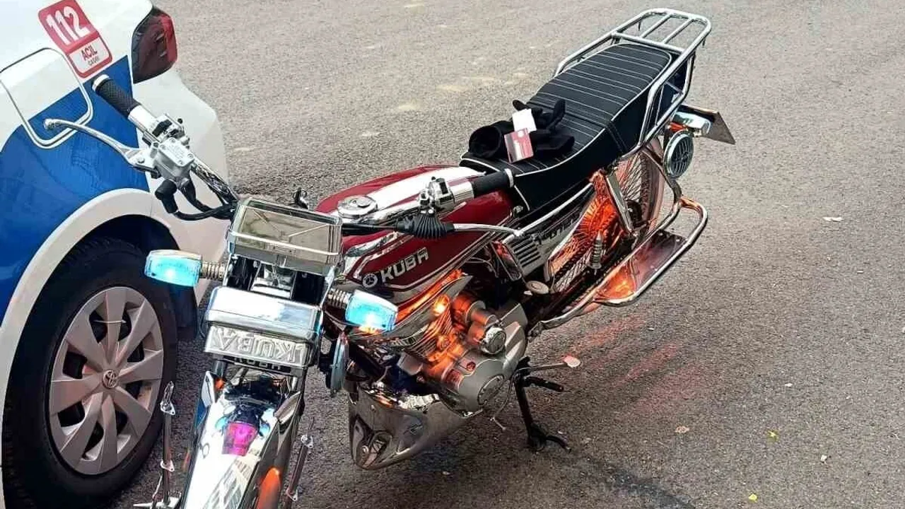 Sivas'ta parkta drift yapan motosiklet sürücüsüne 3 bin 972 TL ceza, araç trafikten men edildi