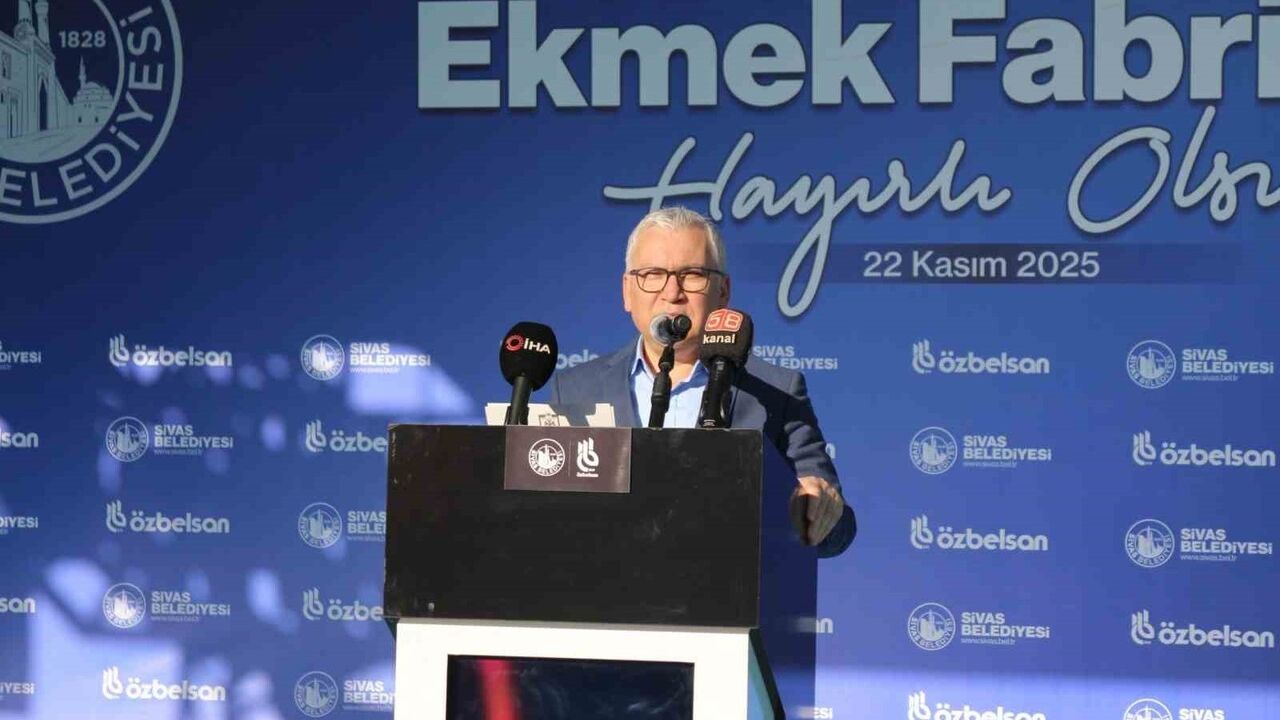 Sivas'ta Yeni Ekmek Fabrikası Açıldı — Günlük 192 Bin Kapasiteyle Kentin Yarı İhtiyacını Karşılayacak