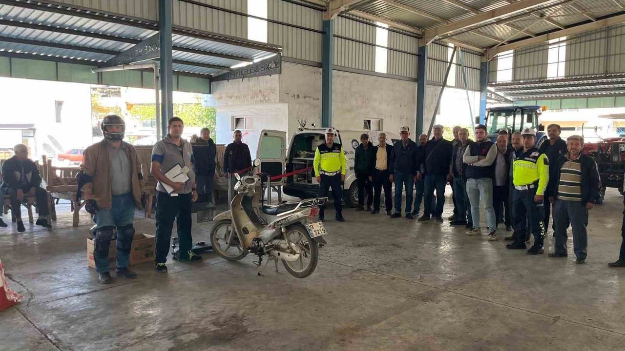 Söke’de 64 sürücüye trafik güvenliği eğitimi verildi