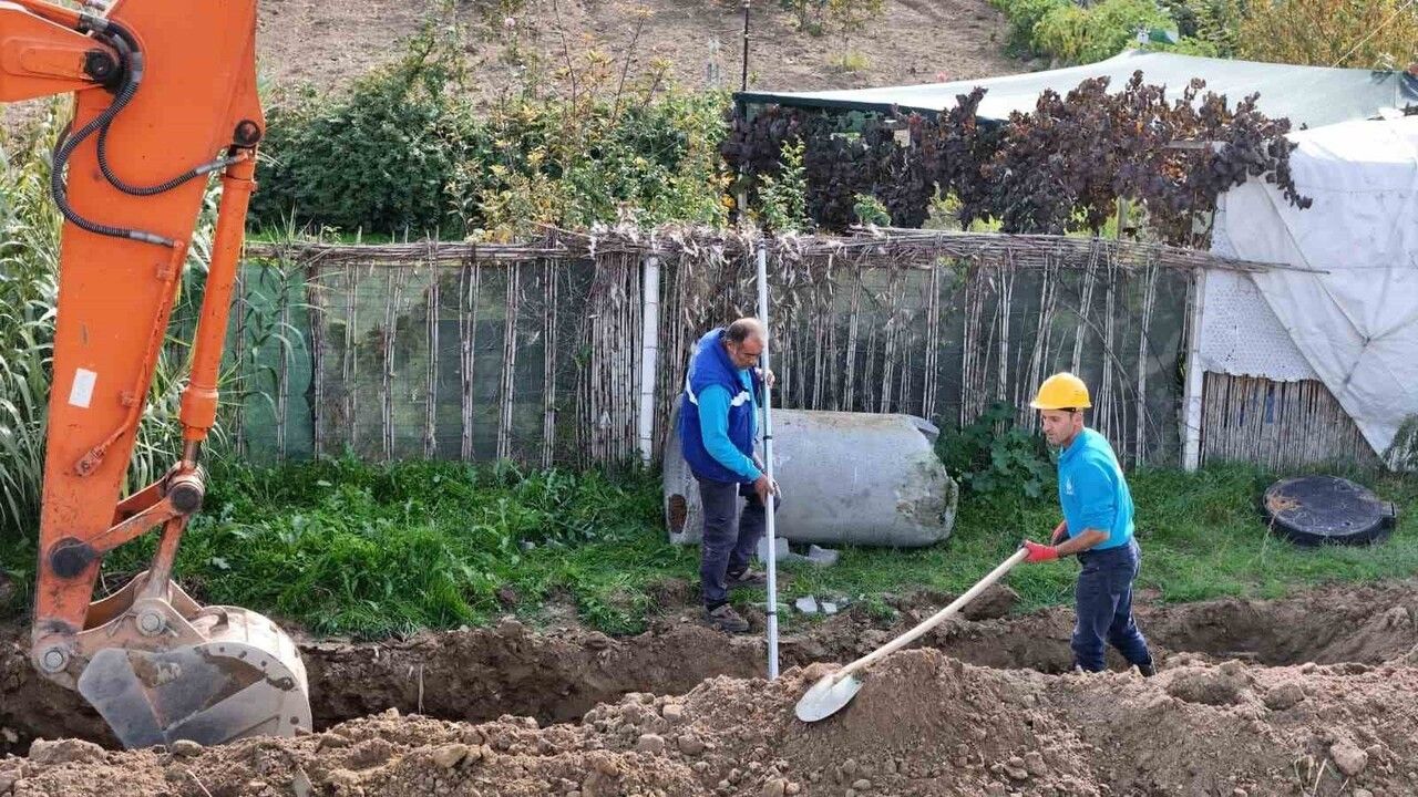 Sultanhisar Atça Mahallesi’nde kanalizasyon hattı yapımına başlandı