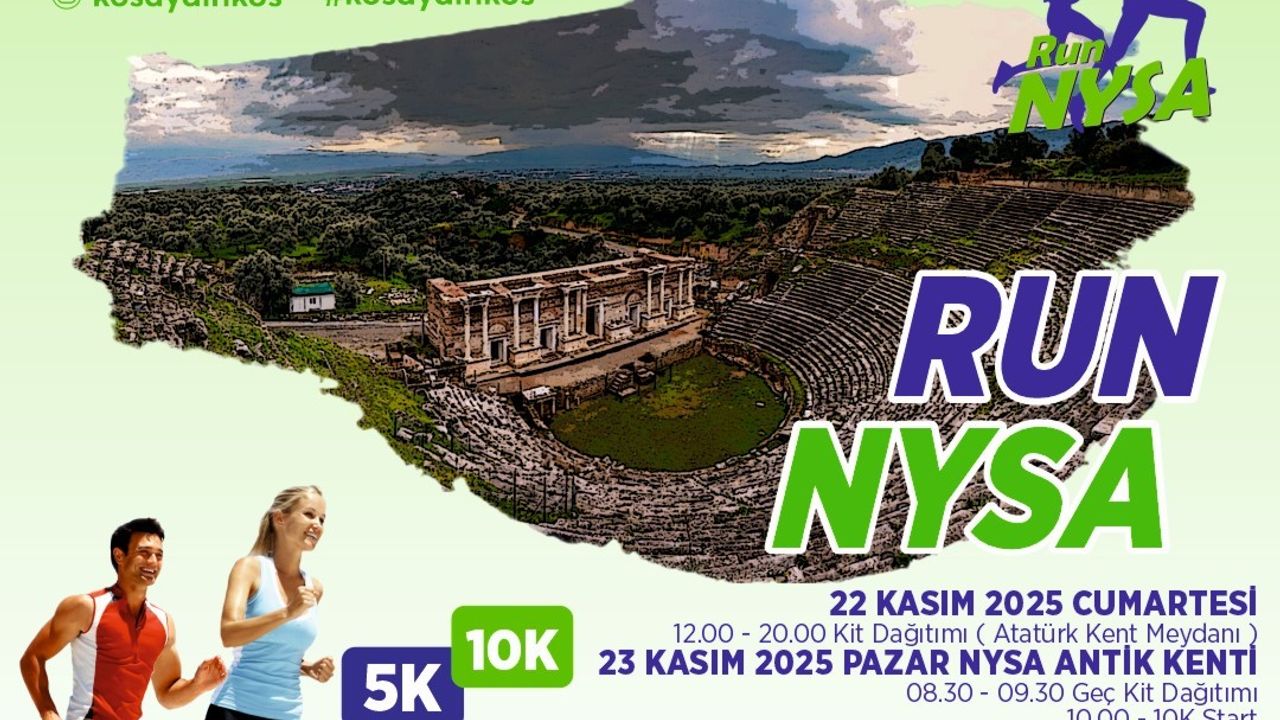 Sultanhisar’da 'Run Nysa' başlıyor — Nysa Antik Kenti’nde 5 ve 10 km koşuları