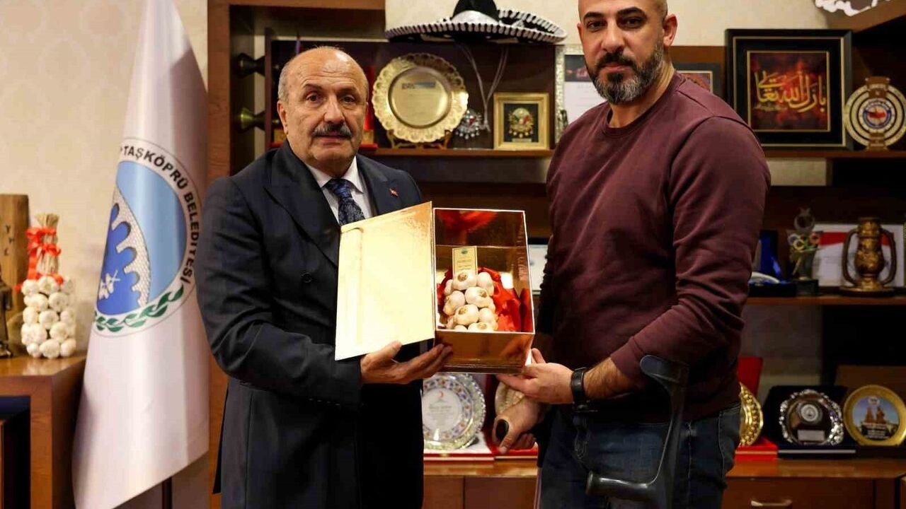 Taşköprü'de Sami Shehada kabulü: Türkiye'nin Filistin'e desteği vurgulandı