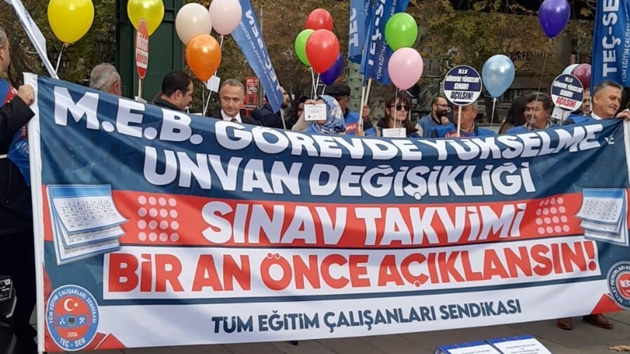 TEÇ-SEN ve DMK, Milli Eğitim Bakanlığı'ndan 'Görevde Yükselme ve Unvan Değişikliği' sınavlarında düzenleme talep etti