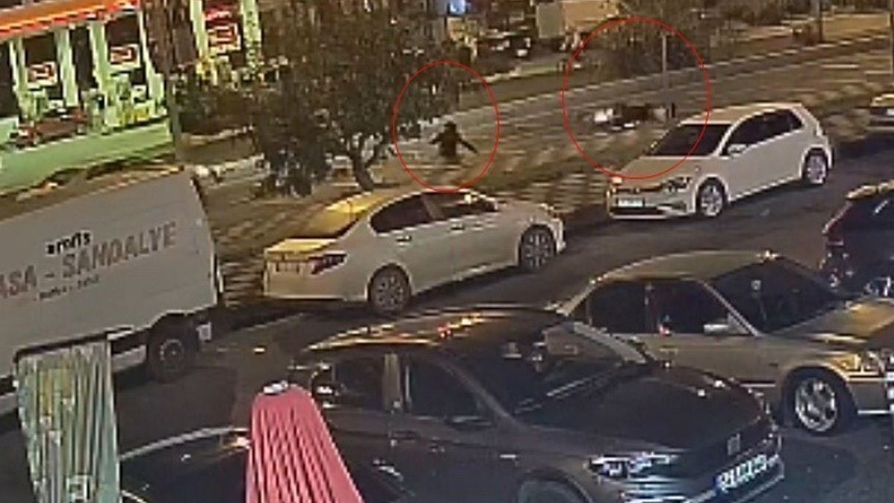 Tekirdağ Çorlu'da Kontrolden Çıkan Motosiklet Devrildi; Sürücü Yaralanmadan Kurtuldu