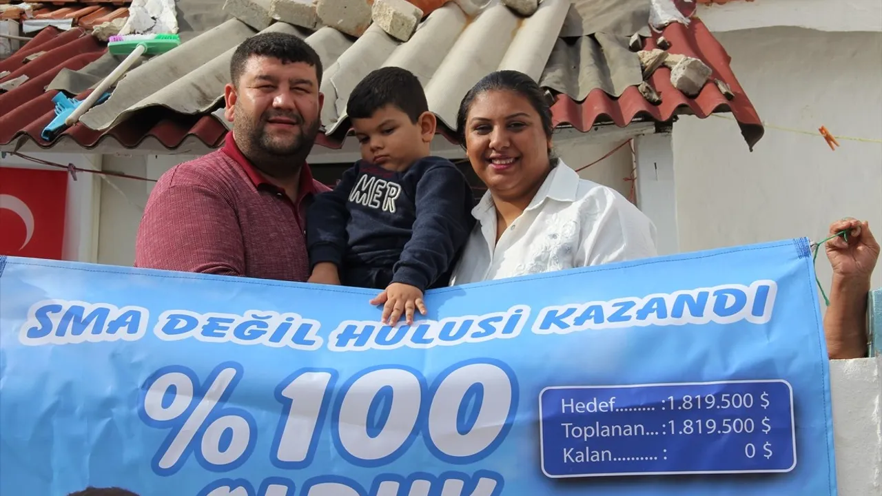 Tekirdağ'da SMA'lı Hulusi Sert için başlatılan yardım kampanyası tamamlandı