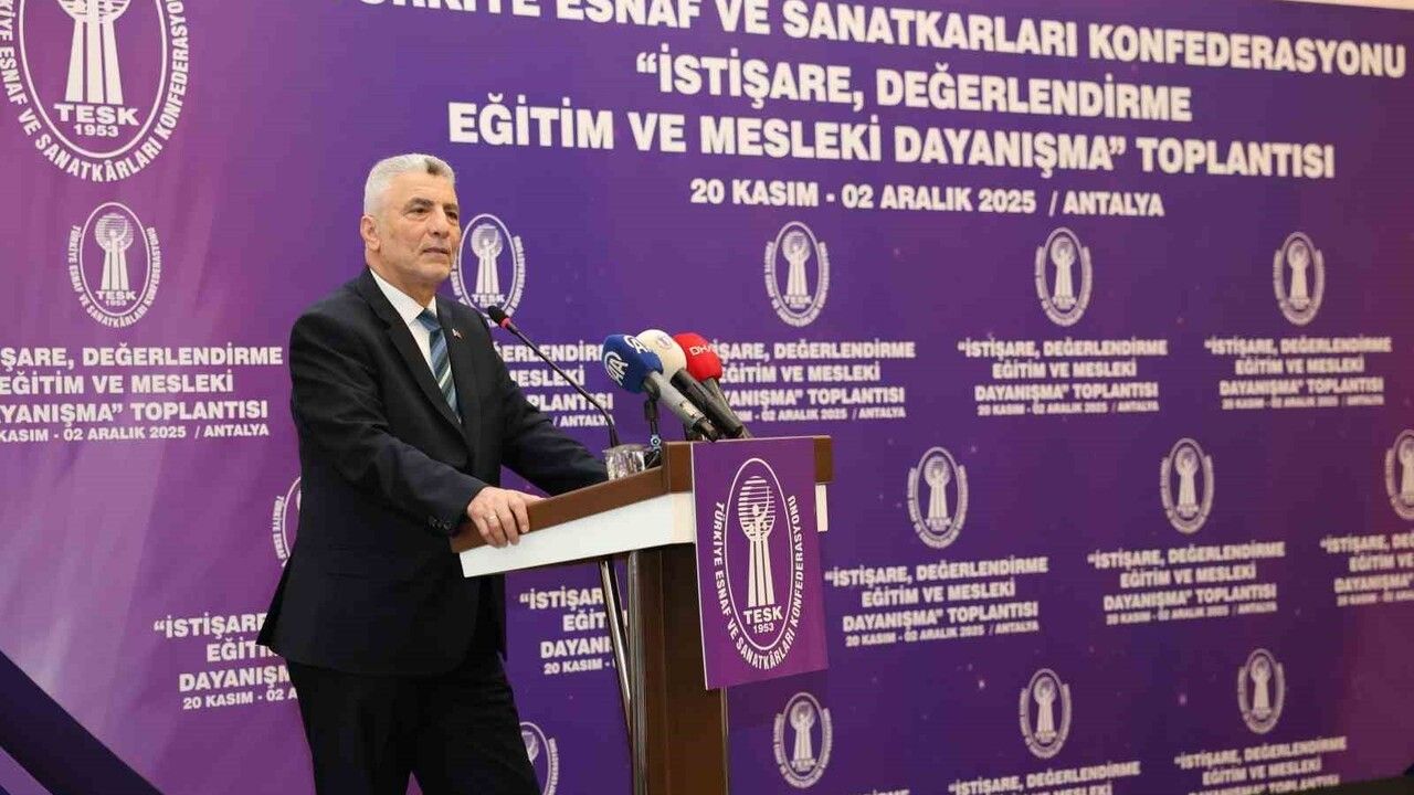 TESK Başkanı Palandöken: Vergi ve prim adaletinin sağlanması talebi