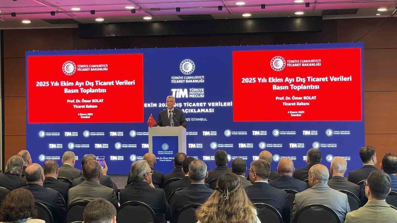 Ticaret Bakanı Bolat: 2025 Ekim ihracatı 24 milyar dolar, 12 aylık toplam 270,2 milyar dolara ulaştı