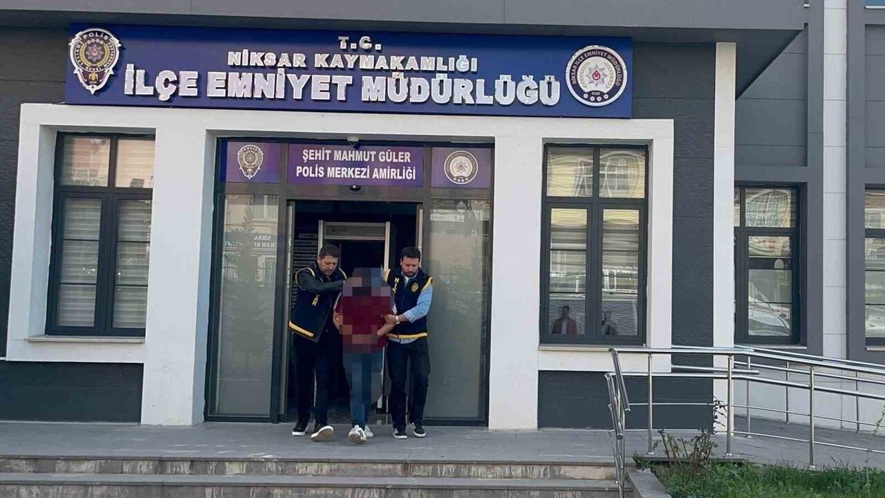 Tokat'ın Niksar ilçesinde 13 yıl 9 ay hapis cezası bulunan hükümlü yakalandı