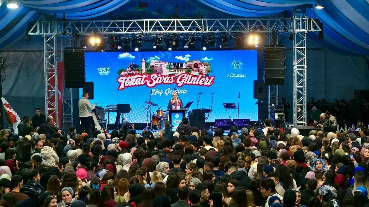 Tokat-Sivas Memleket Günleri Arnavutköy Şehir Parkı'nda başladı