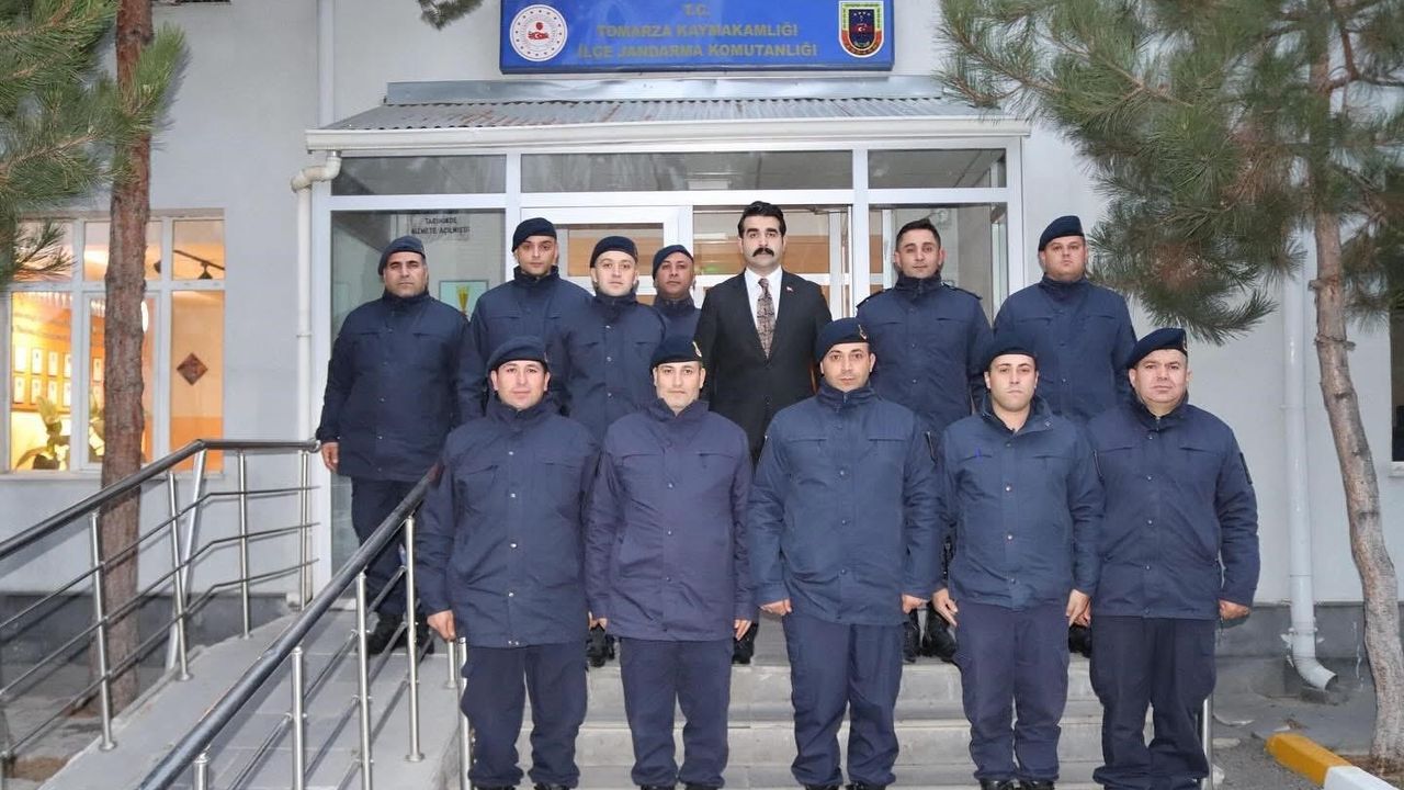 Tomarza Kaymakamı Selim Eser, İlçe Emniyet ve Jandarma Birimlerini Ziyaret Etti