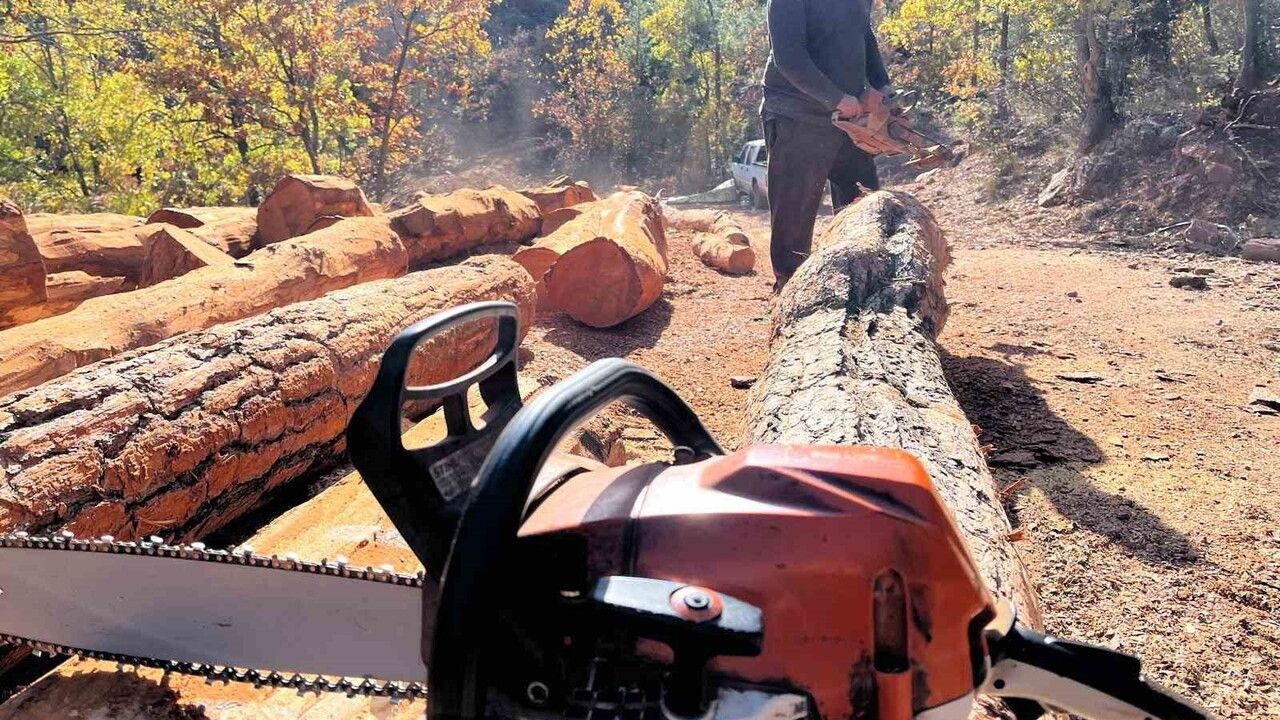 Toroslar'da 40 Yıllık 'Tahtacı' Geleneği: Eşleriyle 35 Yıl Orman İşçiliği