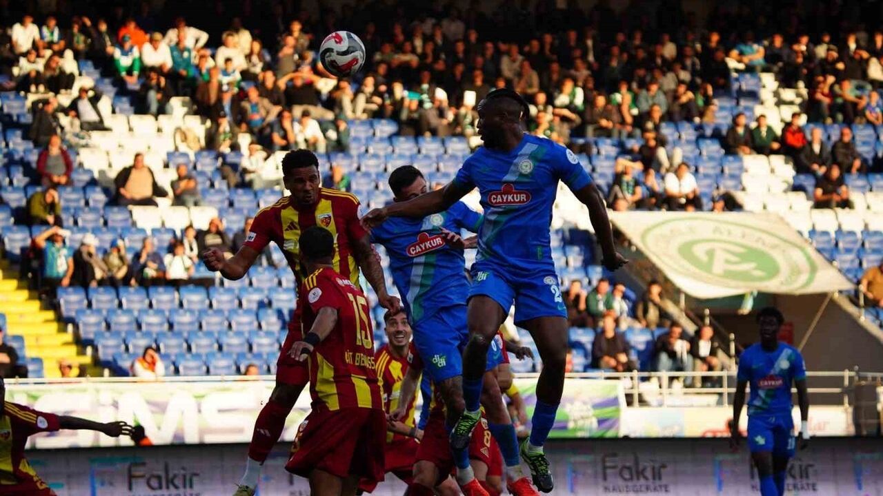 Trendyol Süper Lig: Çaykur Rizespor 0-1 Kayserispor — Benes'in 57. dakikadaki golü