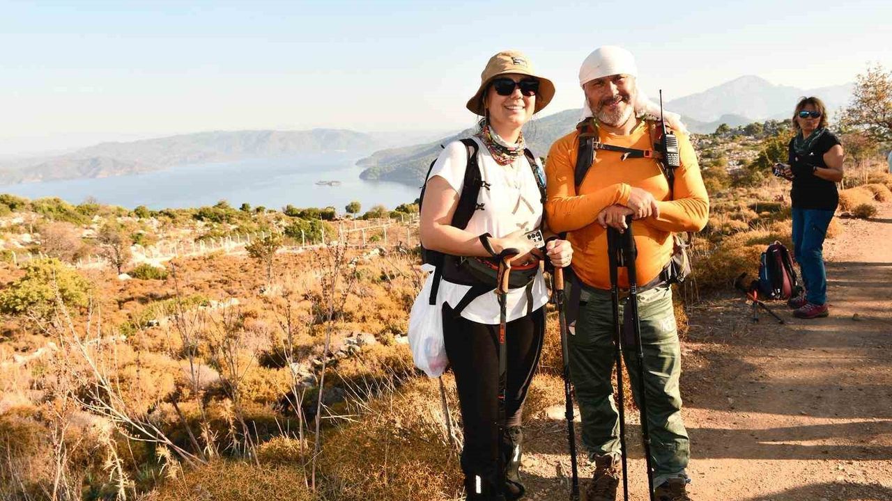 Ulusal Karia Yolu Yürüyüşü: Marmaris'te 128 doğasever 1-5 Kasım 2025 tarihlerinde yürüdü