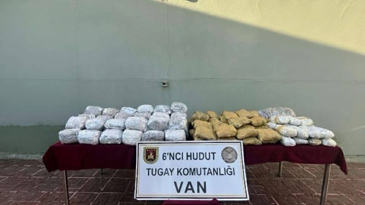 Van Başkale Hudut Hattında 109 Kilo 20 Gram Uyuşturucu Ele Geçirildi
