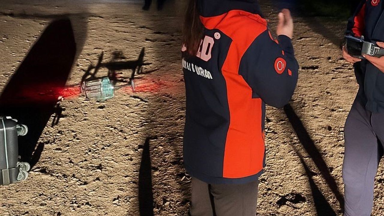 Yalova Çiftlikköy'de kayıp Alzheimer hastası dron destekli aramada bulundu