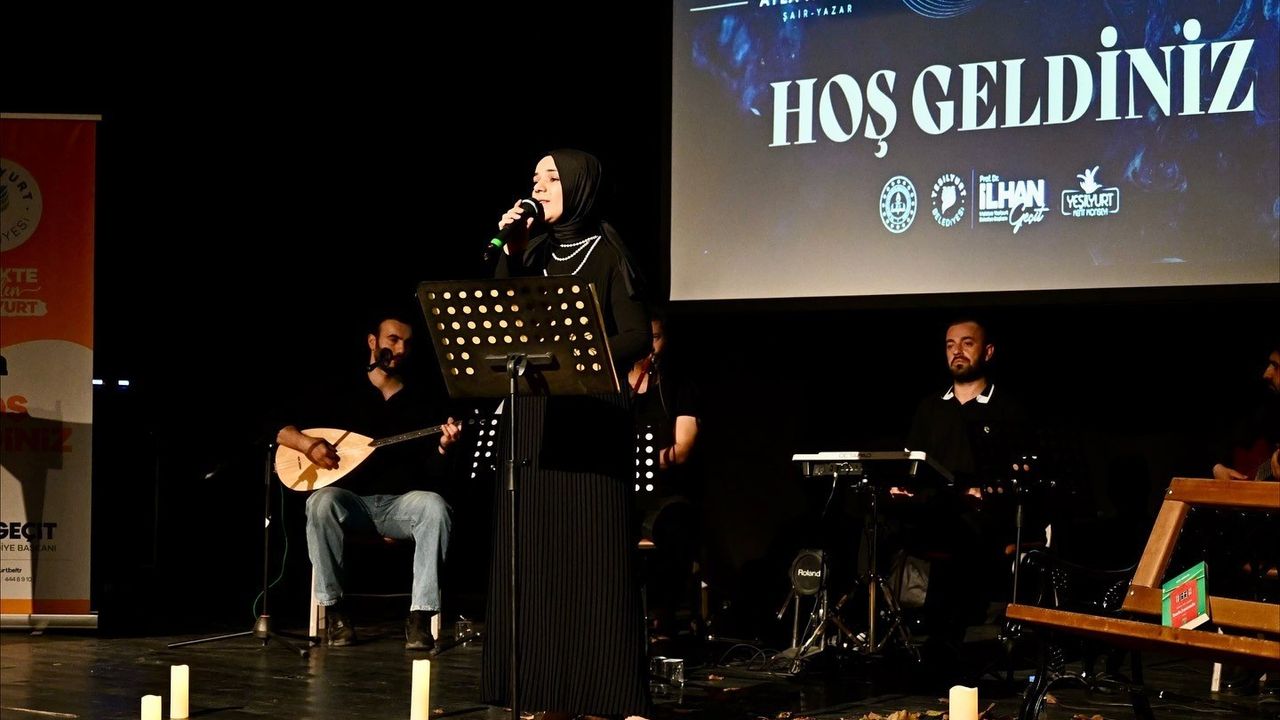 Yeşilyurt'ta 'Şiir ve Müzik' programı: Başkan Geçit sanatın toplumsal rolünü vurguladı