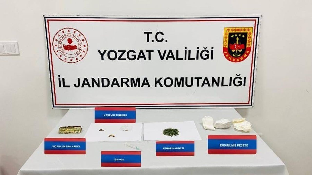 Yozgat Yerköy’de Uyuşturucu Kullandığı Tespit Edilen İki Şahıs Suçüstü Yakalandı