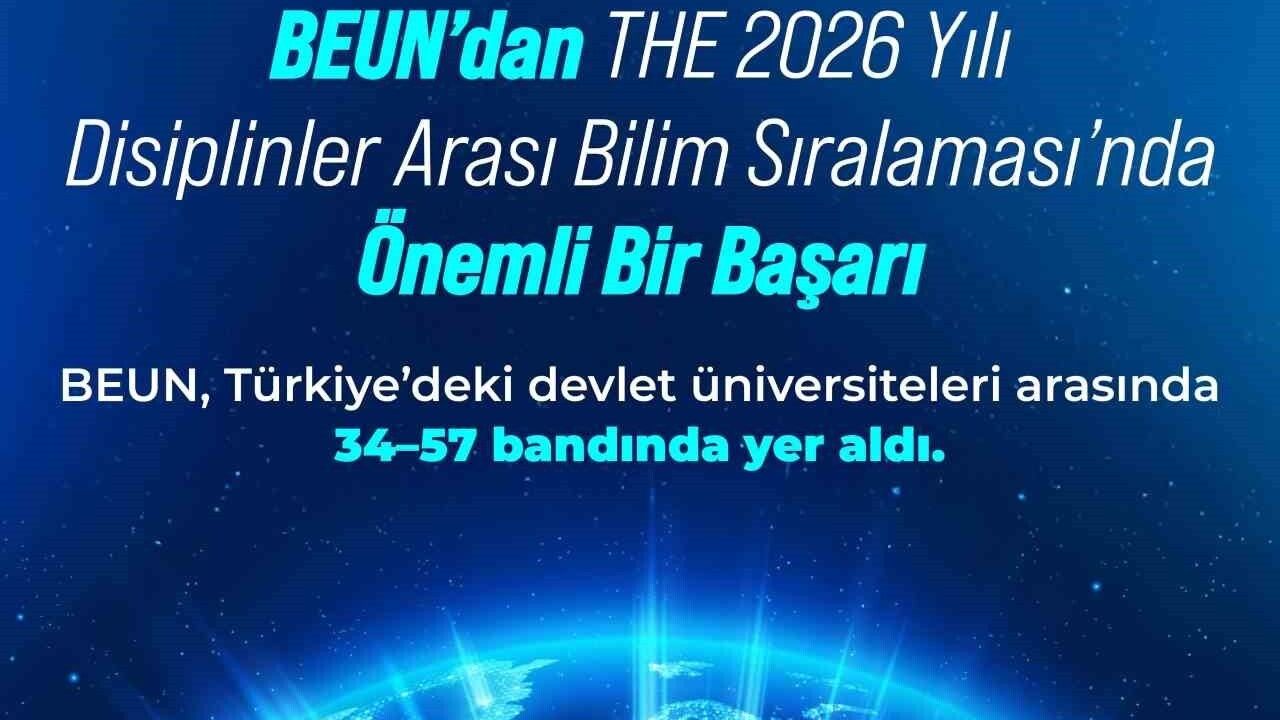 Zonguldak Bülent Ecevit Üniversitesi, THE 2026 Disiplinler Arası Bilim Sıralamasında Öne Çıktı