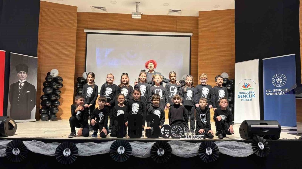 Zonguldak Merkez Fener İlkokulu'nda 10 Kasım Atatürk'ü Anma Etkinliği