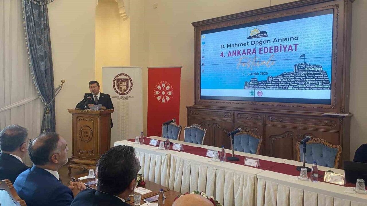 4. Ankara Edebiyat Festivali Yazar Mehmet Doğan anısına açıldı