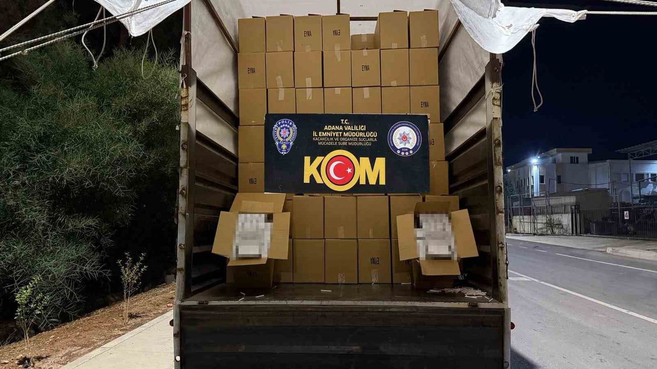 Adana'da 11 milyon 650 bin kaçak makaron ele geçirildi — 4 tutuklama