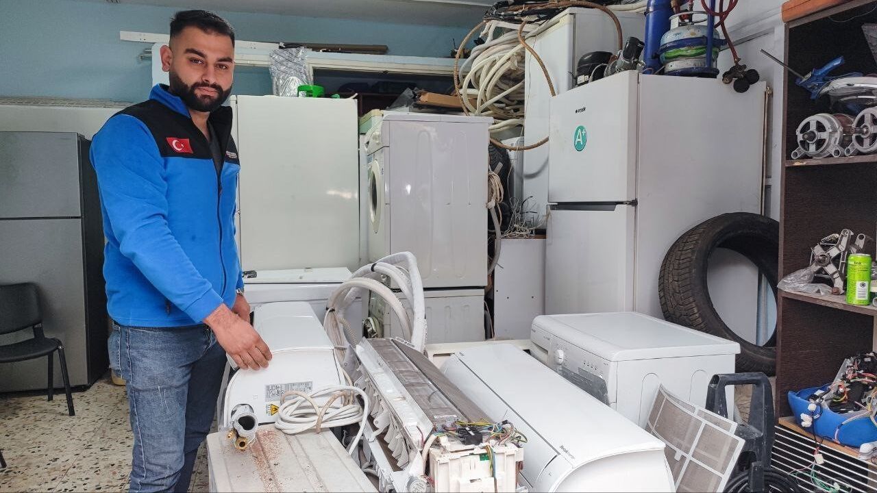 Adana'da klima montajı yapan Halil Balcı 11 gün komada kaldı, iyileşip işe döndü