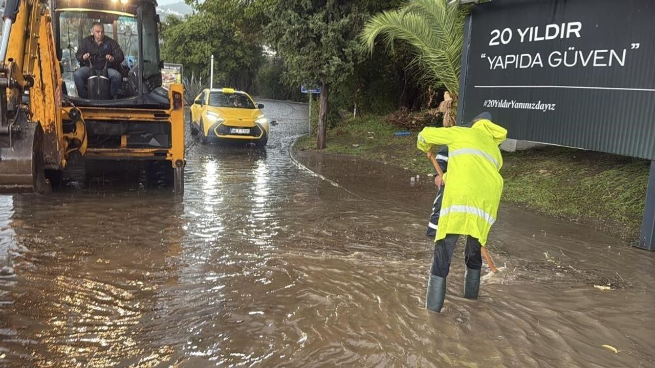 AFAD ve Yerel Kurumlar Muğla’da Sağanak Yağışlara Karşı Teyakkuzda