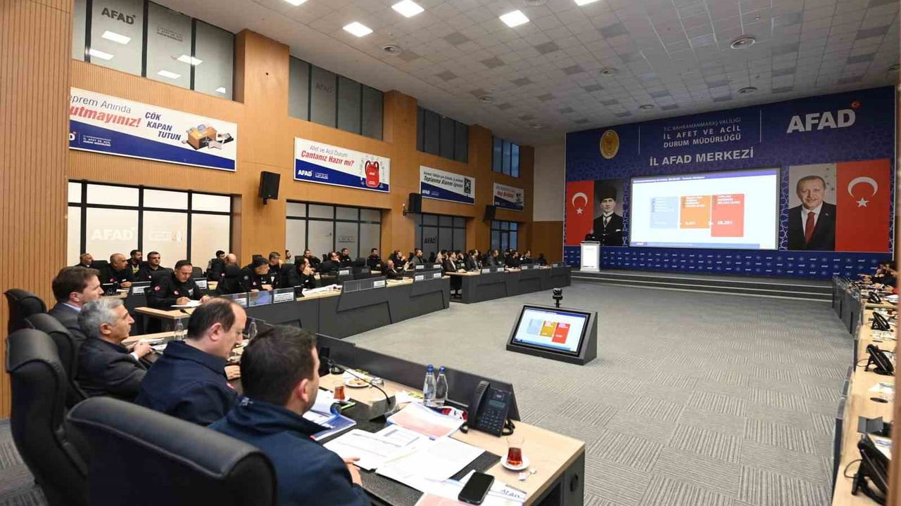 Afet Koordinasyon Toplantısı: Şehirdeki afet sonrası çalışmalar ve planlanan projeler değerlendirildi
